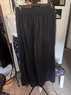 Ava & Viv Black Dress Pants with Elastic Waistband